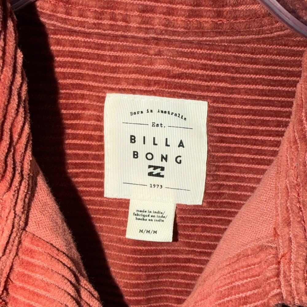 Billabong Coral Corduroy Button-Up - Picture 2 of 5